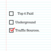 Thumbnail Top 6 Paid Underground Traffic Sources.